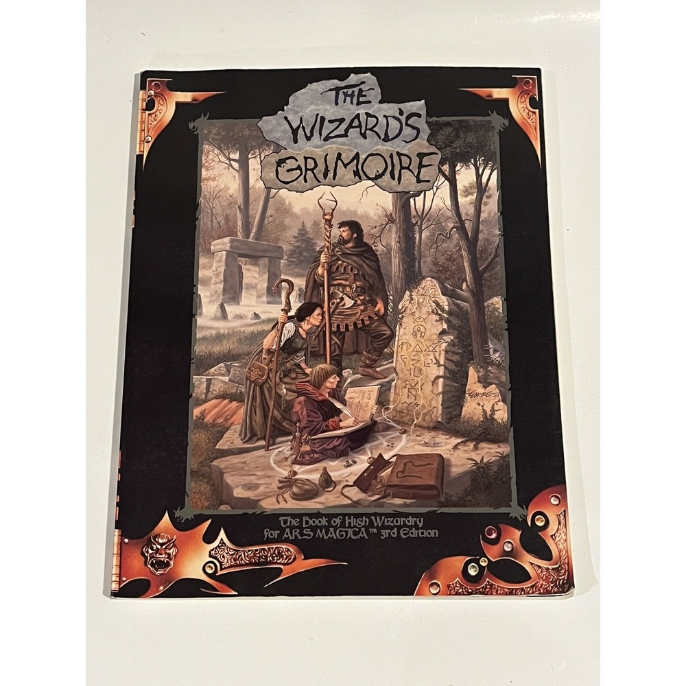 The Wizard's Grimoire- ARS MAGICA 3rd Edition, White Wolf, 1993 TPB